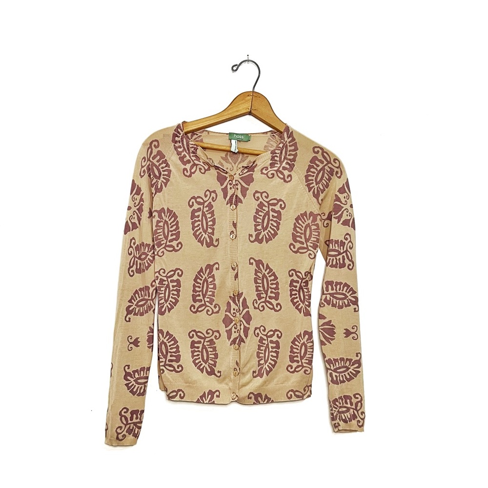 Anthropologie | Hoss Intropia Print Cardigan